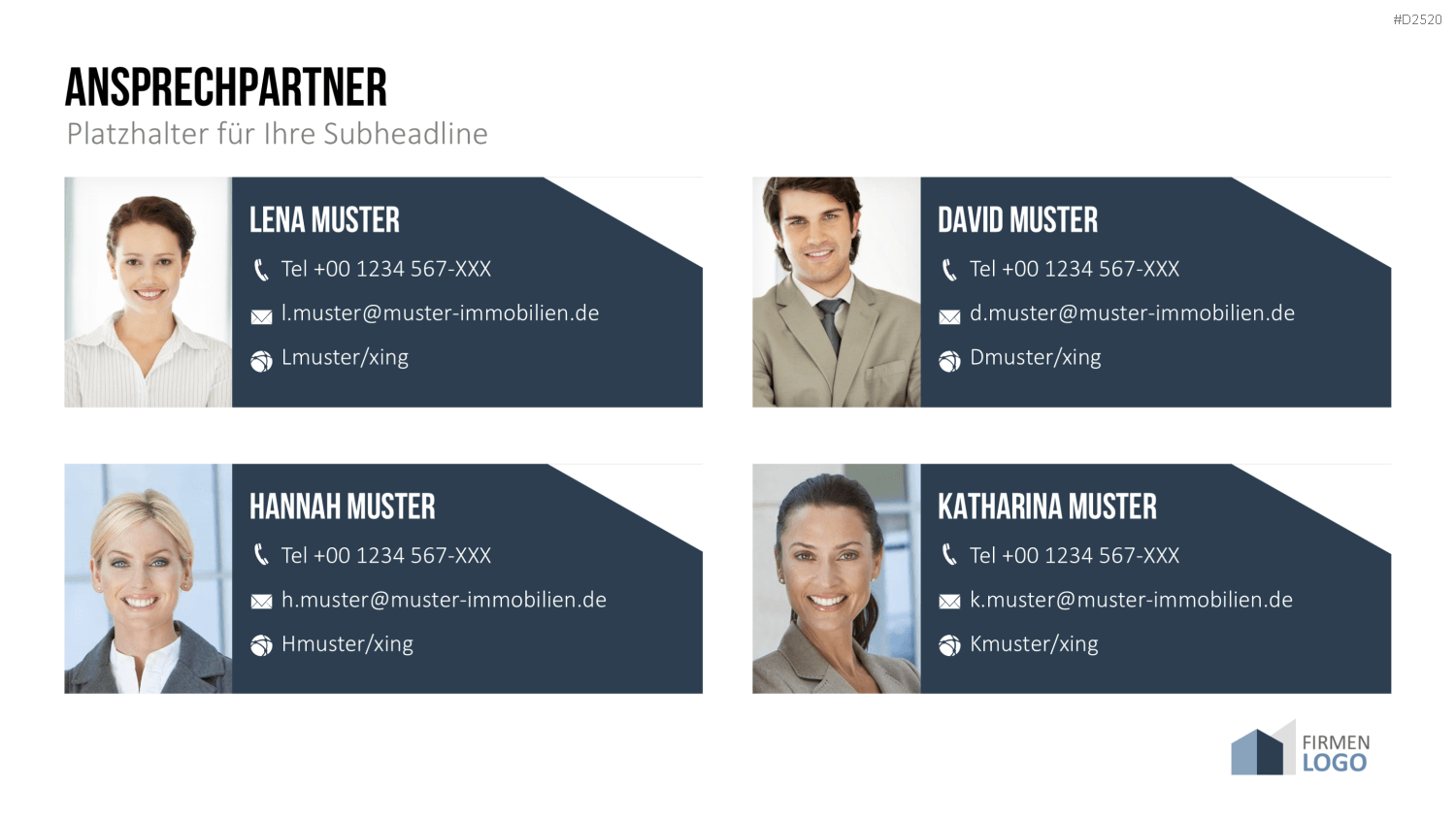 Immobilien Exposé Vorlagen PowerPoint-Vorlage