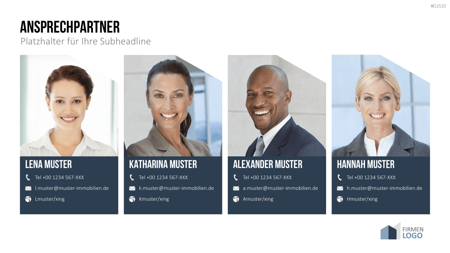 Immobilien Exposé Vorlagen PowerPoint-Vorlage