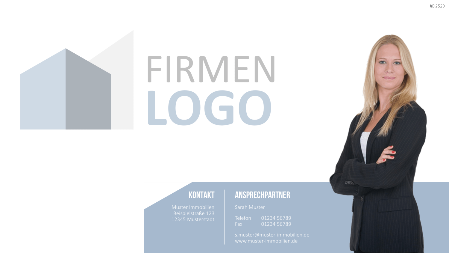 Immobilien Exposé Vorlagen PowerPoint-Vorlage