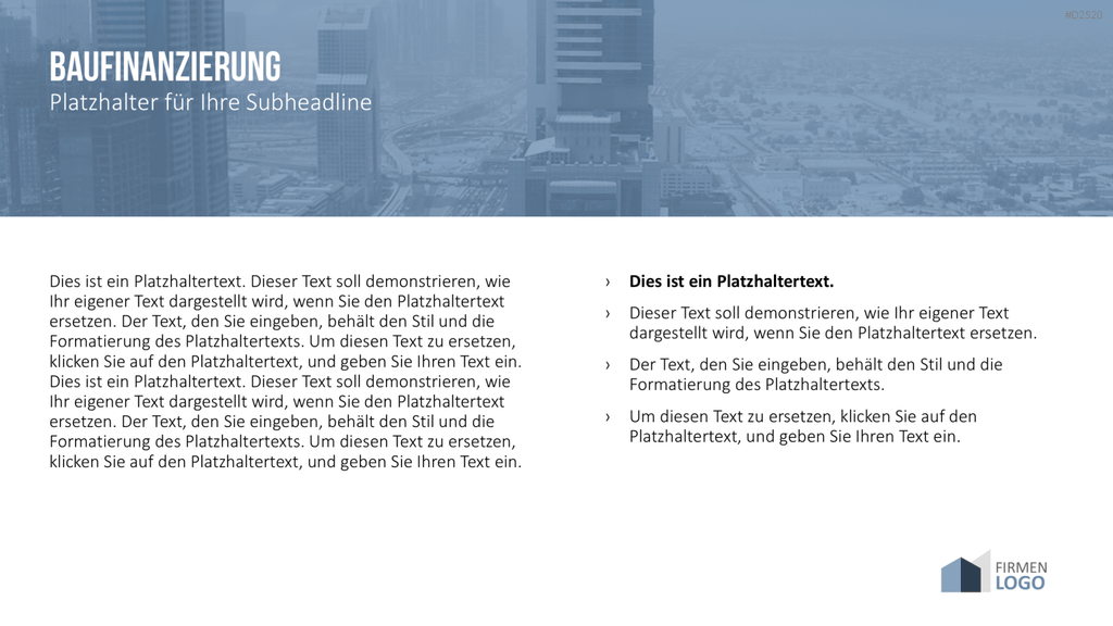 Immobilien Exposé Vorlagen PowerPoint-Vorlage