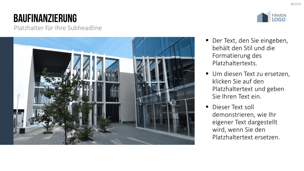 Immobilien Exposé Vorlagen PowerPoint-Vorlage