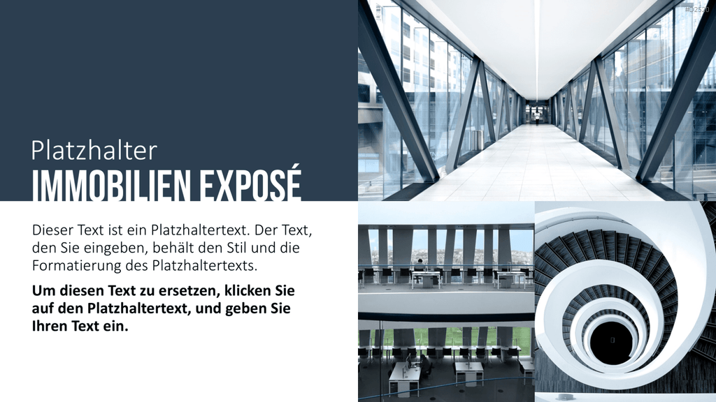 Immobilien Exposé Vorlagen PowerPoint-Vorlage
