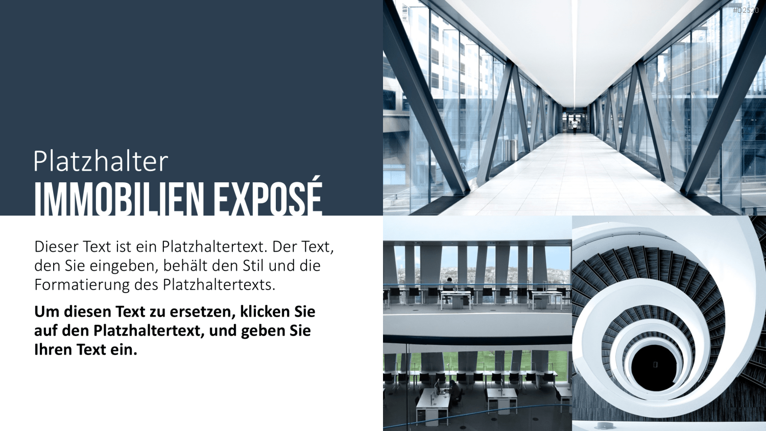Immobilien Exposé Vorlagen PowerPoint-Vorlage