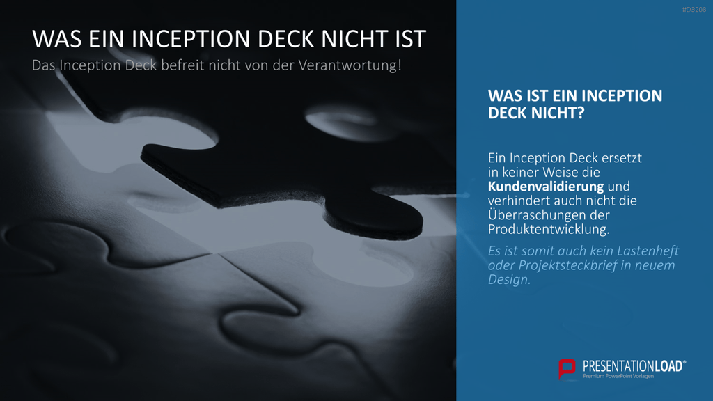 Inception Deck PowerPoint-Vorlage