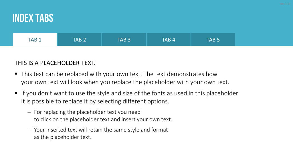 Registerkarten für PowerPoint PowerPoint-Vorlage