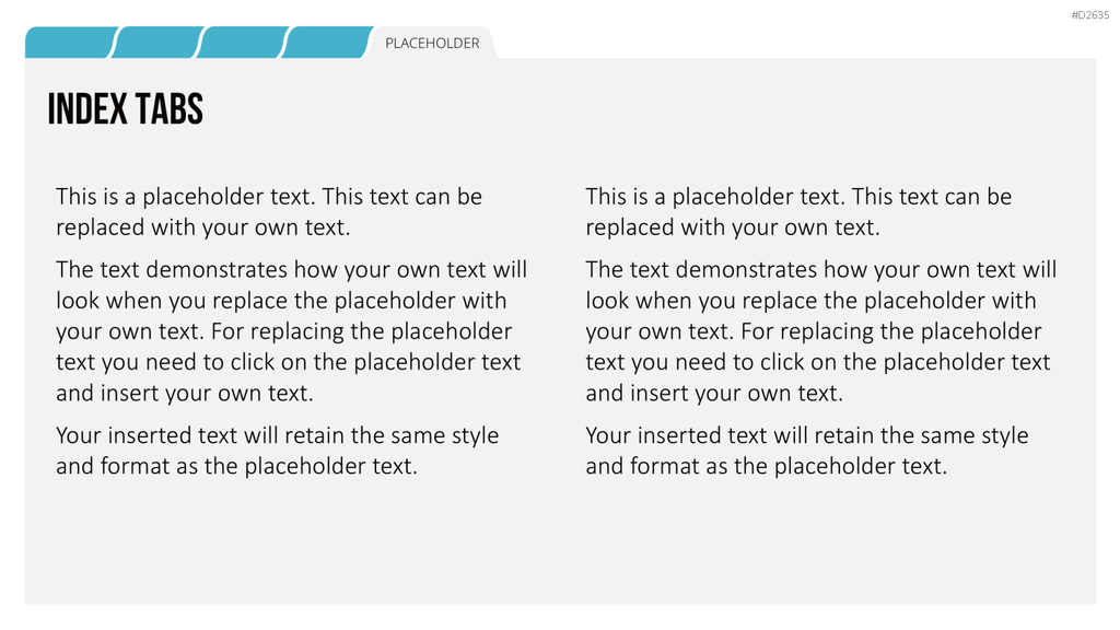 Registerkarten für PowerPoint PowerPoint-Vorlage