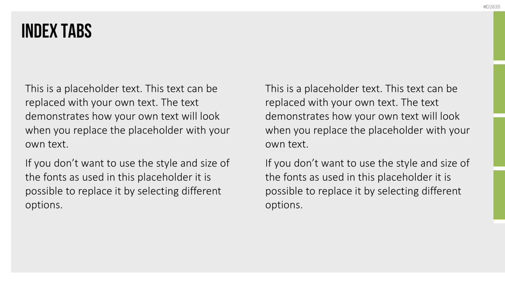 Registerkarten für PowerPoint PowerPoint-Vorlage