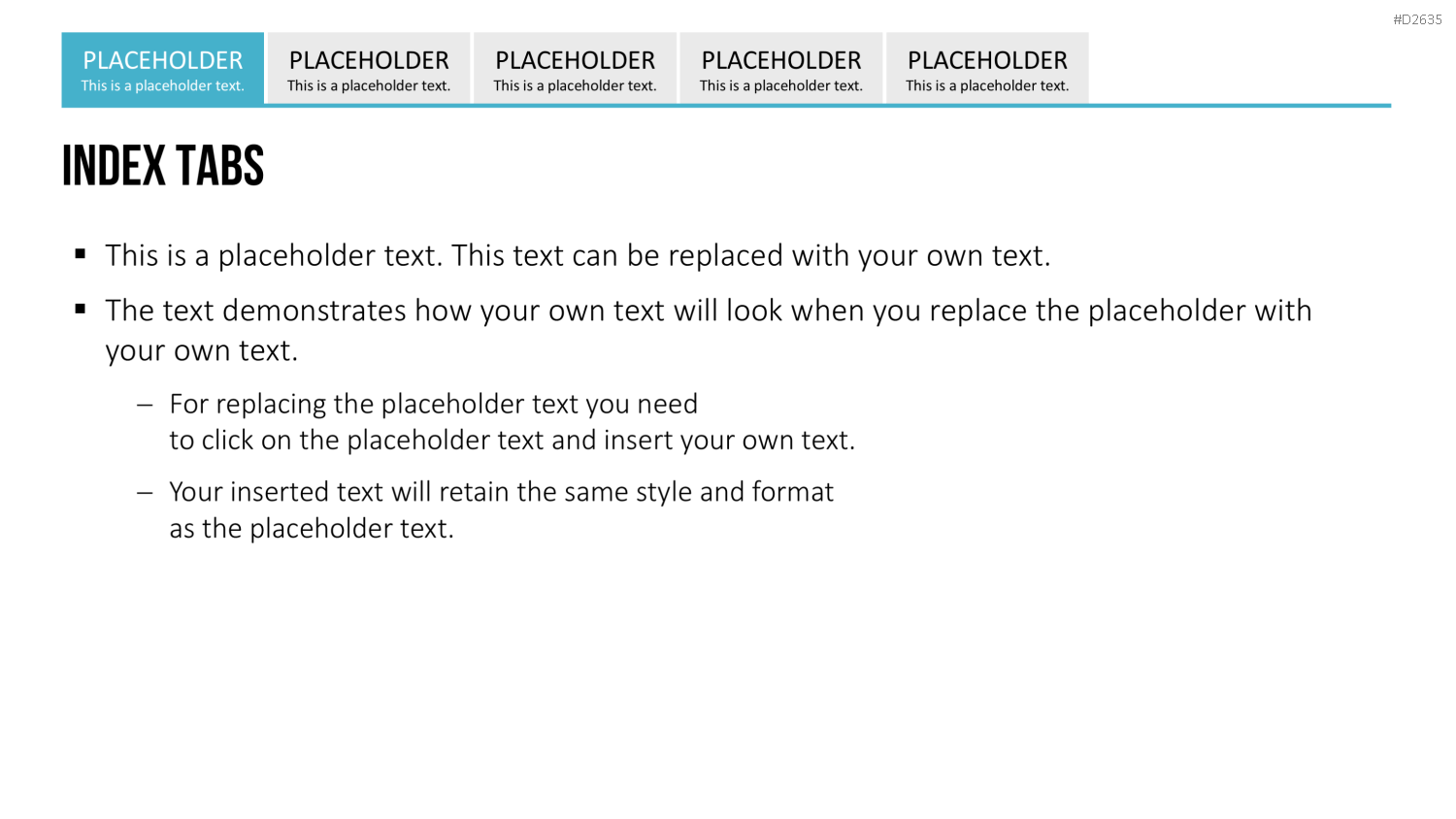 Registerkarten für PowerPoint PowerPoint-Vorlage