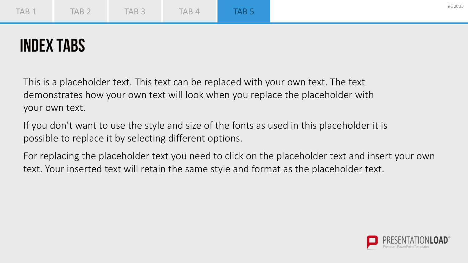 Registerkarten für PowerPoint PowerPoint-Vorlage