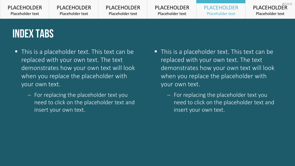 Registerkarten für PowerPoint PowerPoint-Vorlage