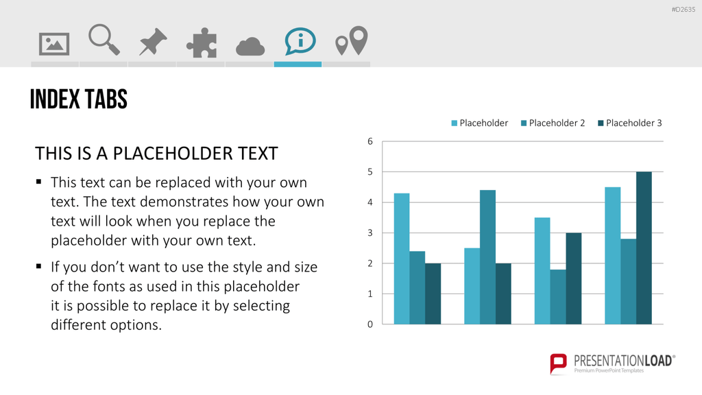 Registerkarten für PowerPoint PowerPoint-Vorlage