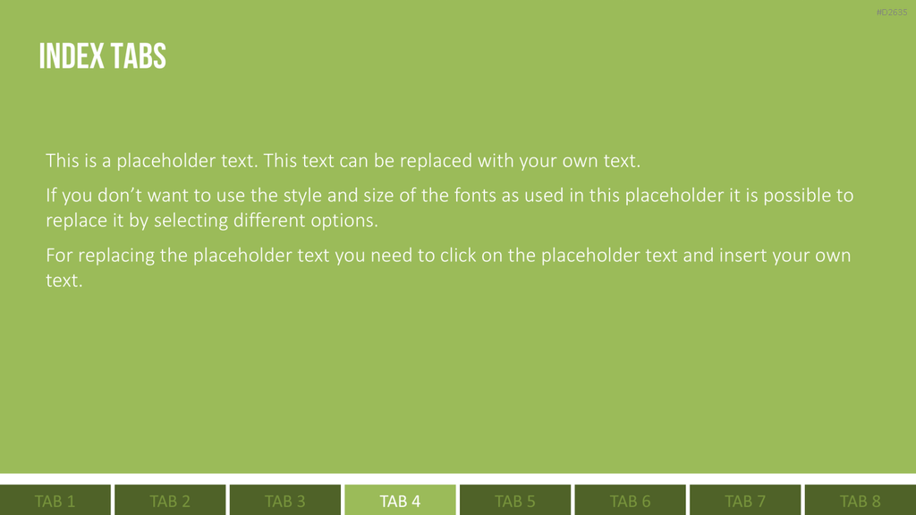 Registerkarten für PowerPoint PowerPoint-Vorlage