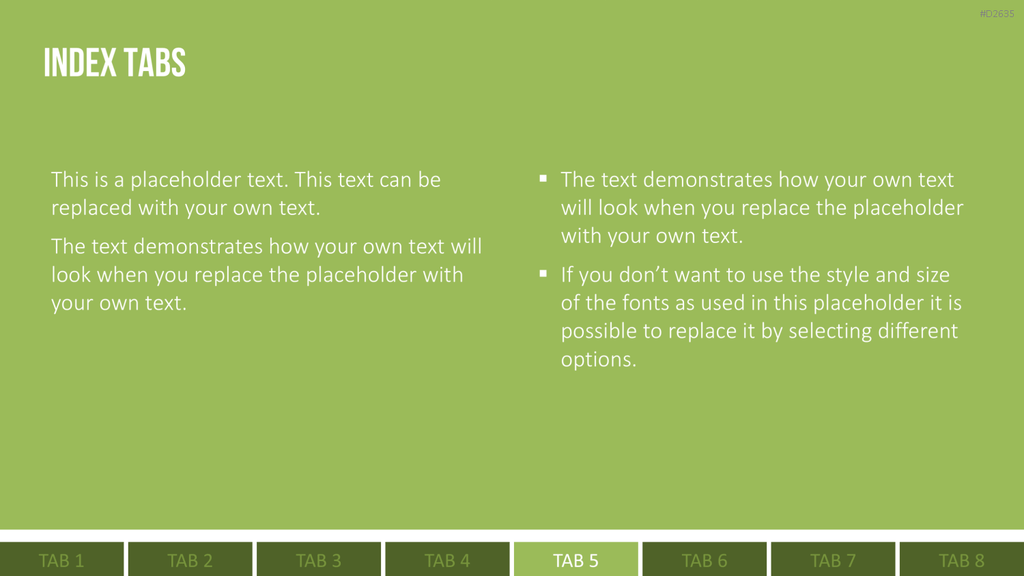 Registerkarten für PowerPoint PowerPoint-Vorlage