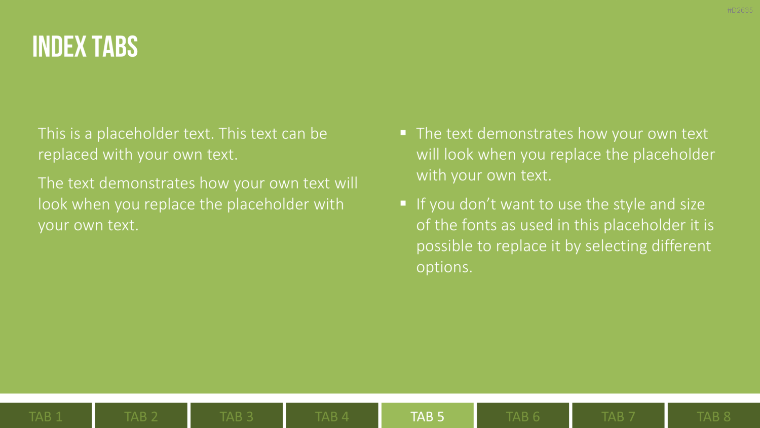 Registerkarten für PowerPoint PowerPoint-Vorlage