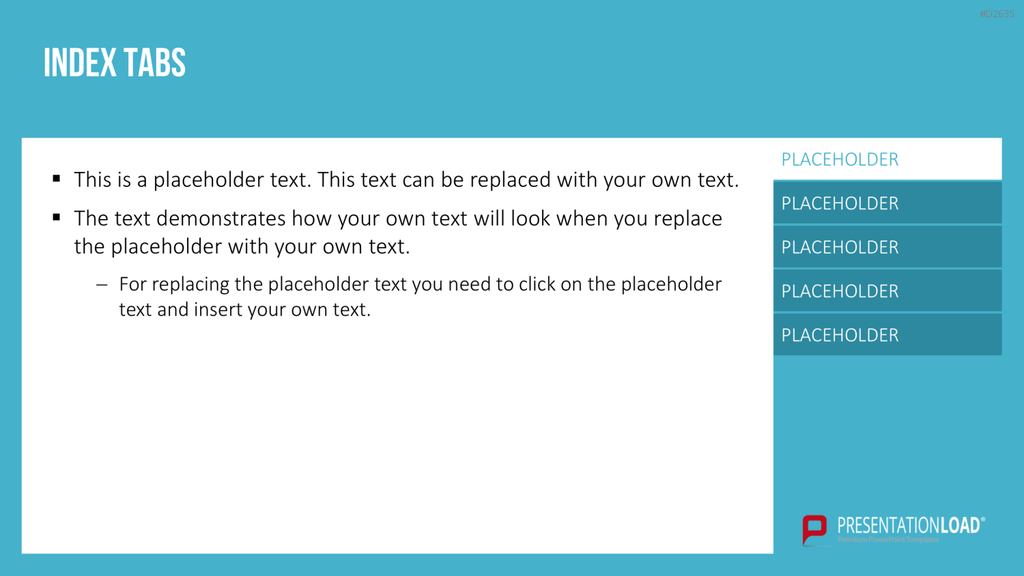 Registerkarten für PowerPoint PowerPoint-Vorlage