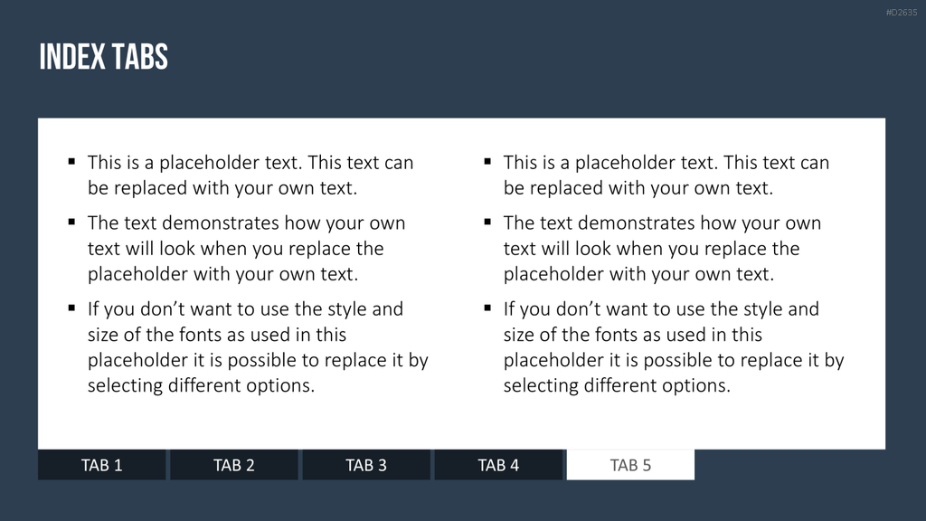 Registerkarten für PowerPoint PowerPoint-Vorlage