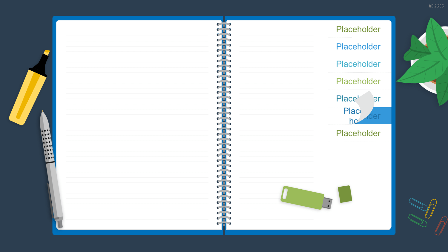 Registerkarten für PowerPoint PowerPoint-Vorlage