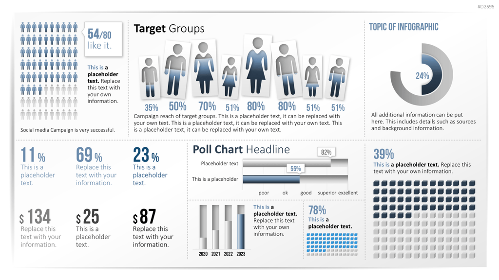 Infografiken 1 PowerPoint-Vorlage