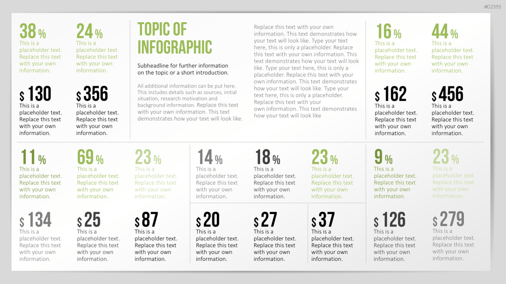 Infografiken 1 PowerPoint-Vorlage