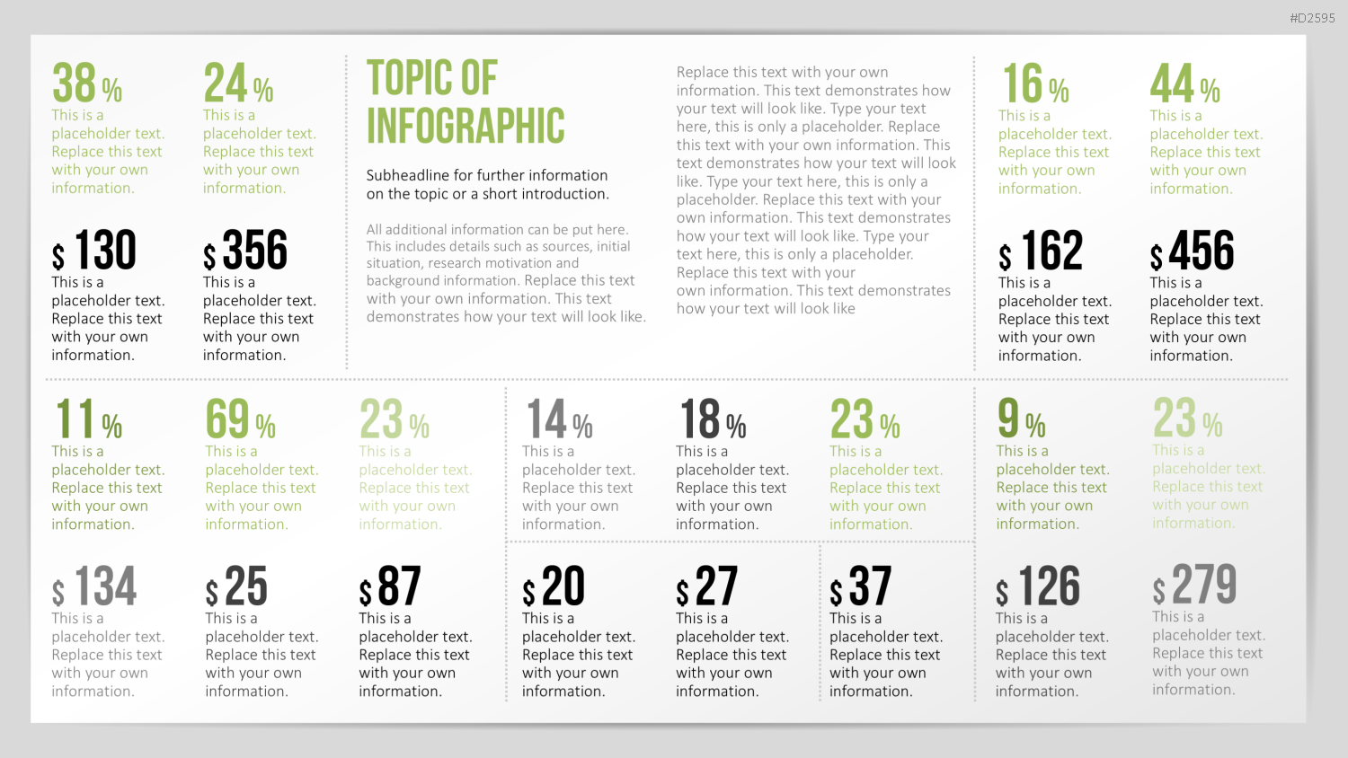 Infografiken 1 PowerPoint-Vorlage