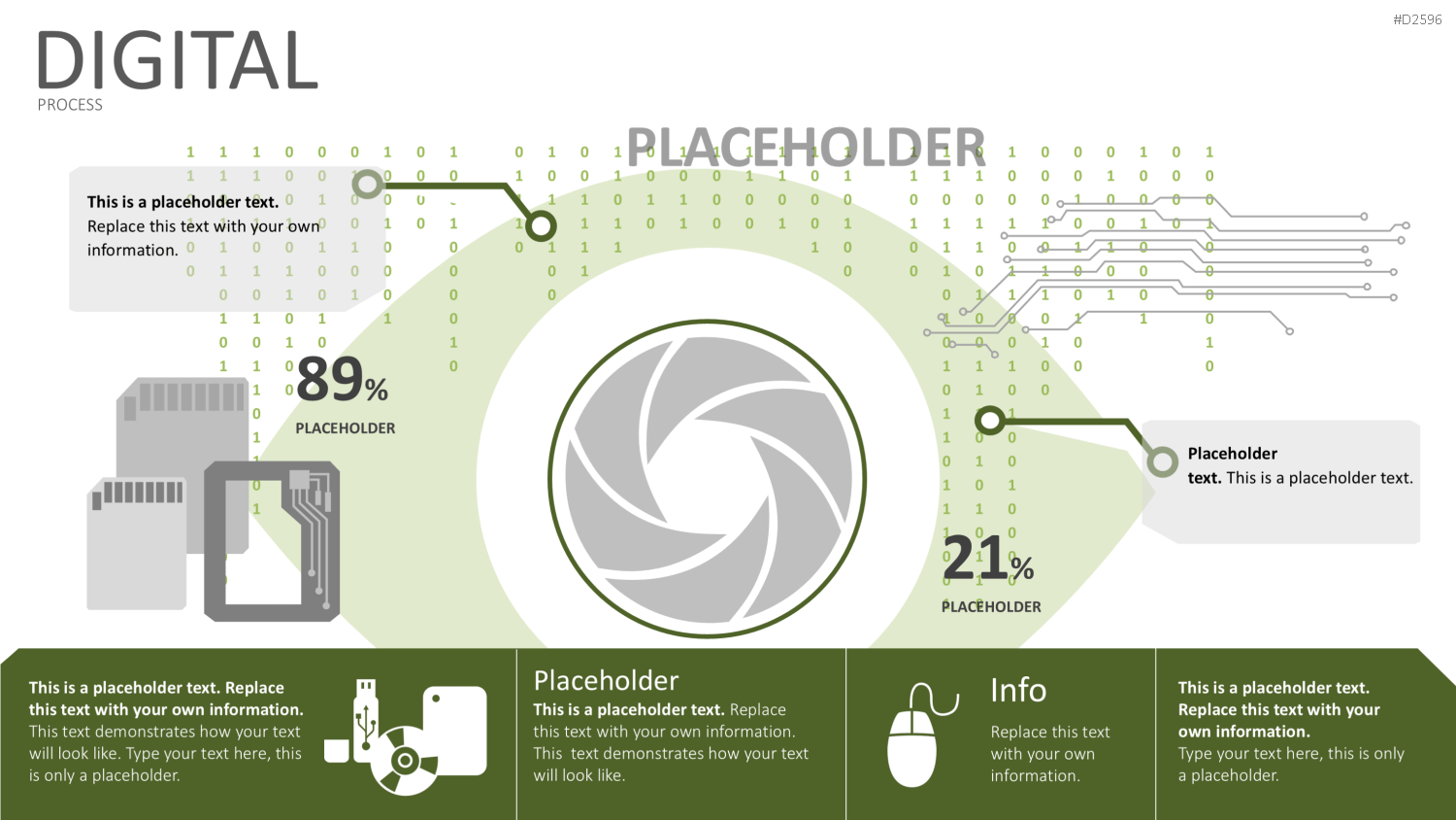 Infografiken 2 PowerPoint-Vorlage
