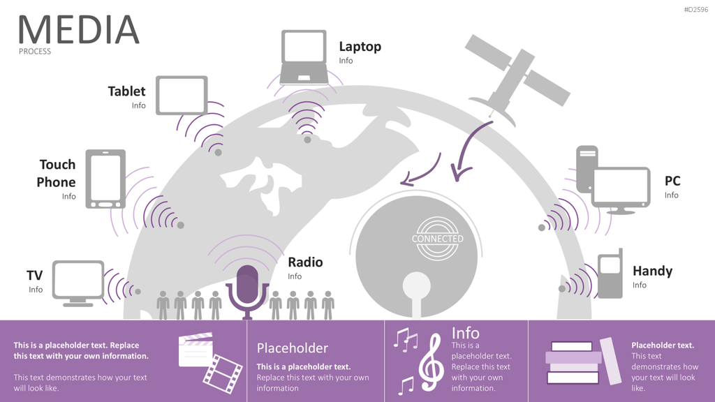 Infografiken 2 PowerPoint-Vorlage