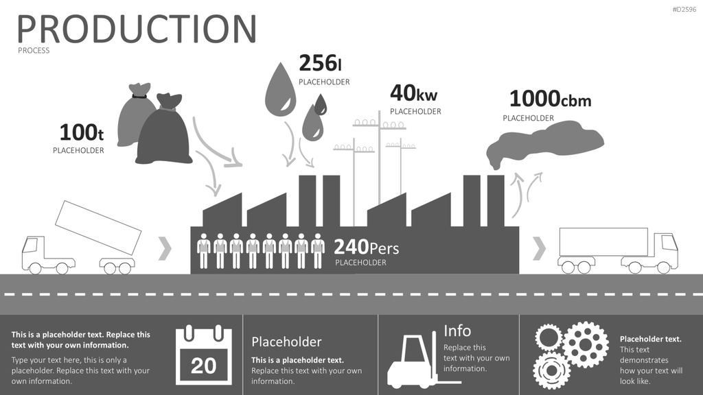 Infografiken 2 PowerPoint-Vorlage