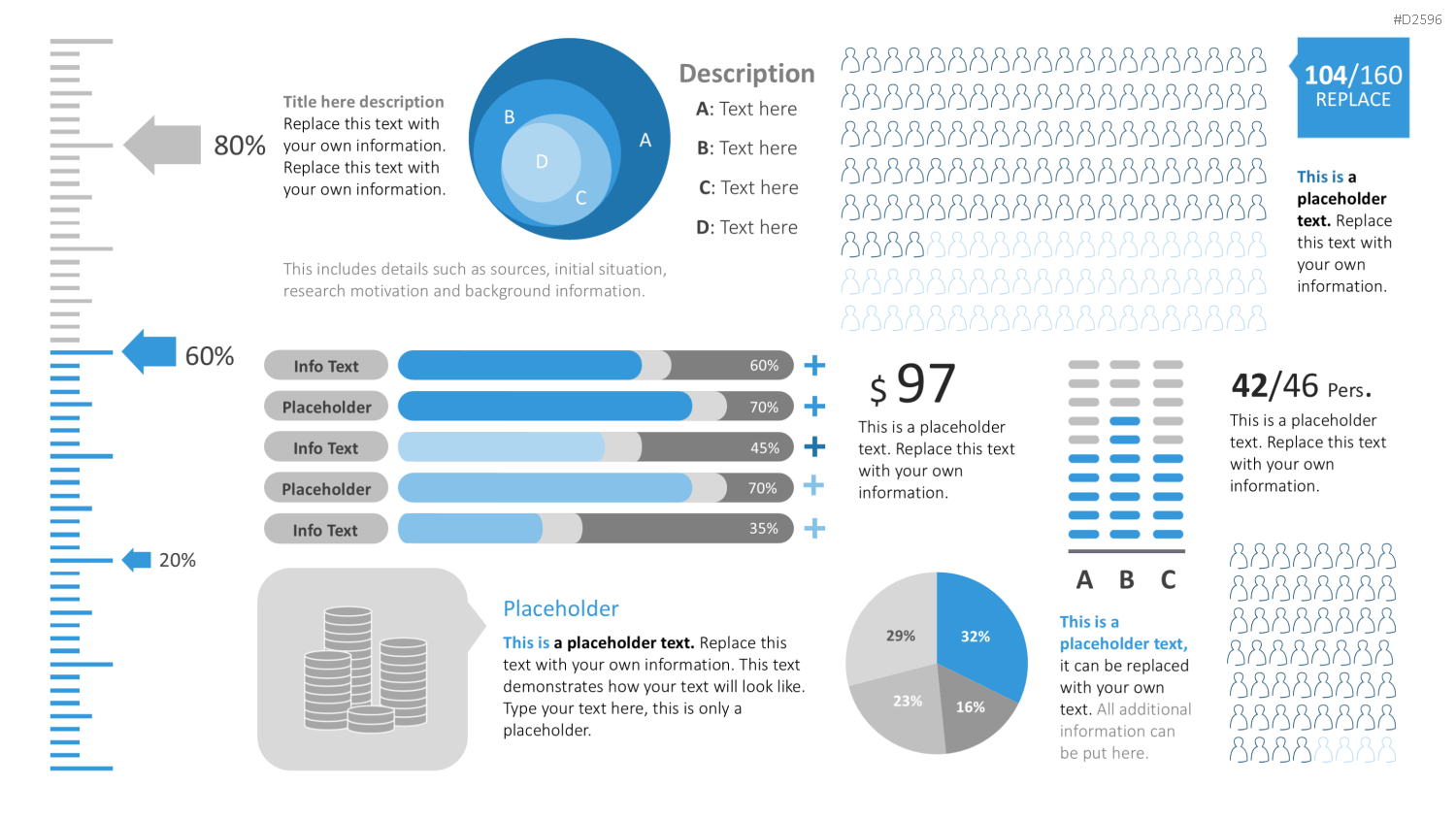 Infografiken 2 PowerPoint-Vorlage