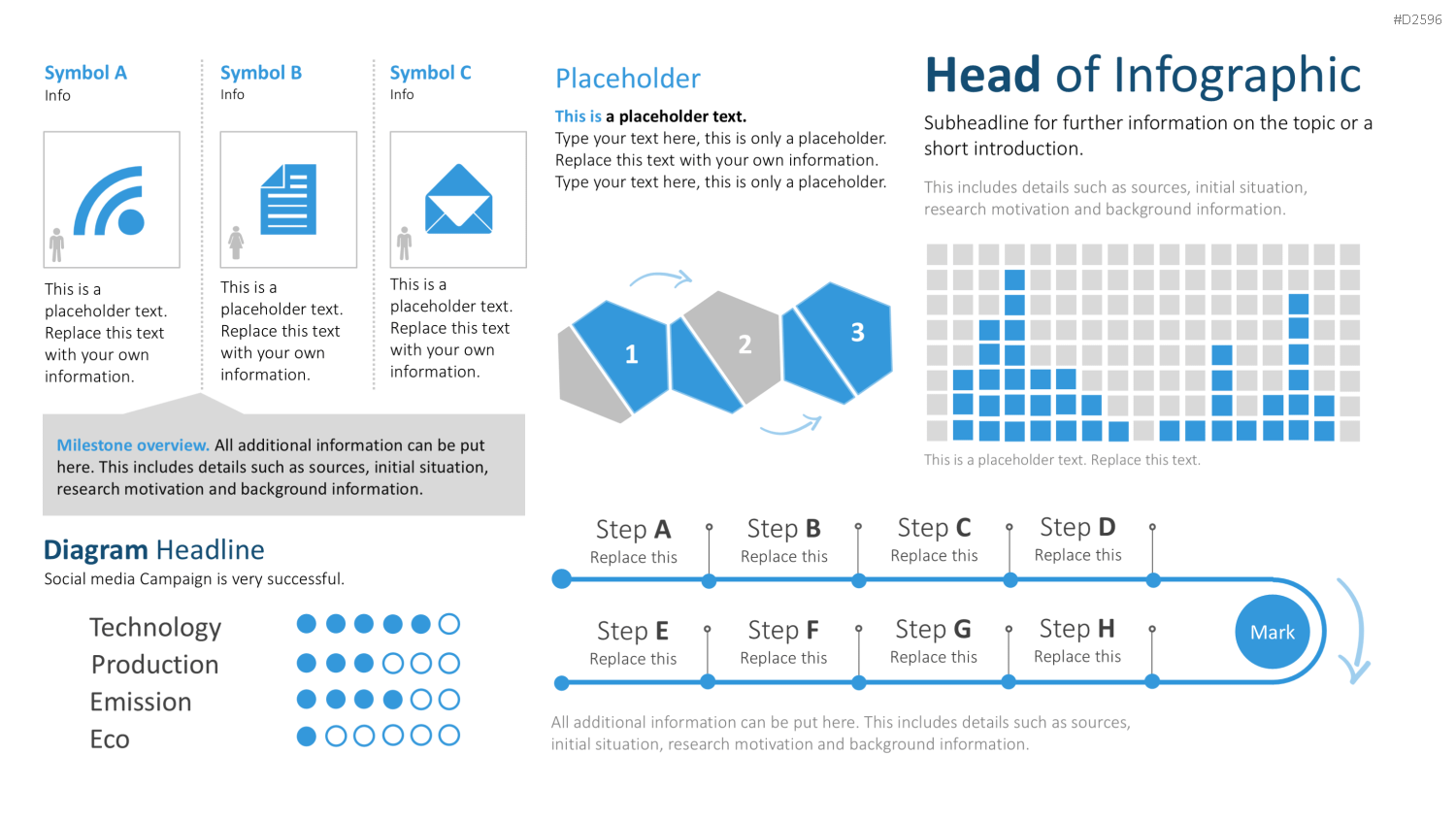 Infografiken 2 PowerPoint-Vorlage