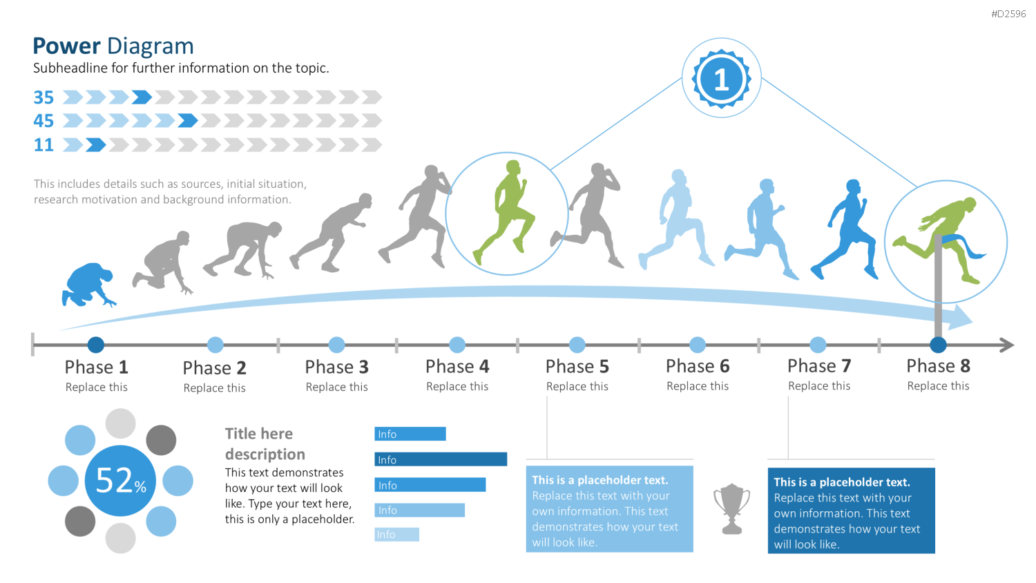 Infografiken 2 PowerPoint-Vorlage