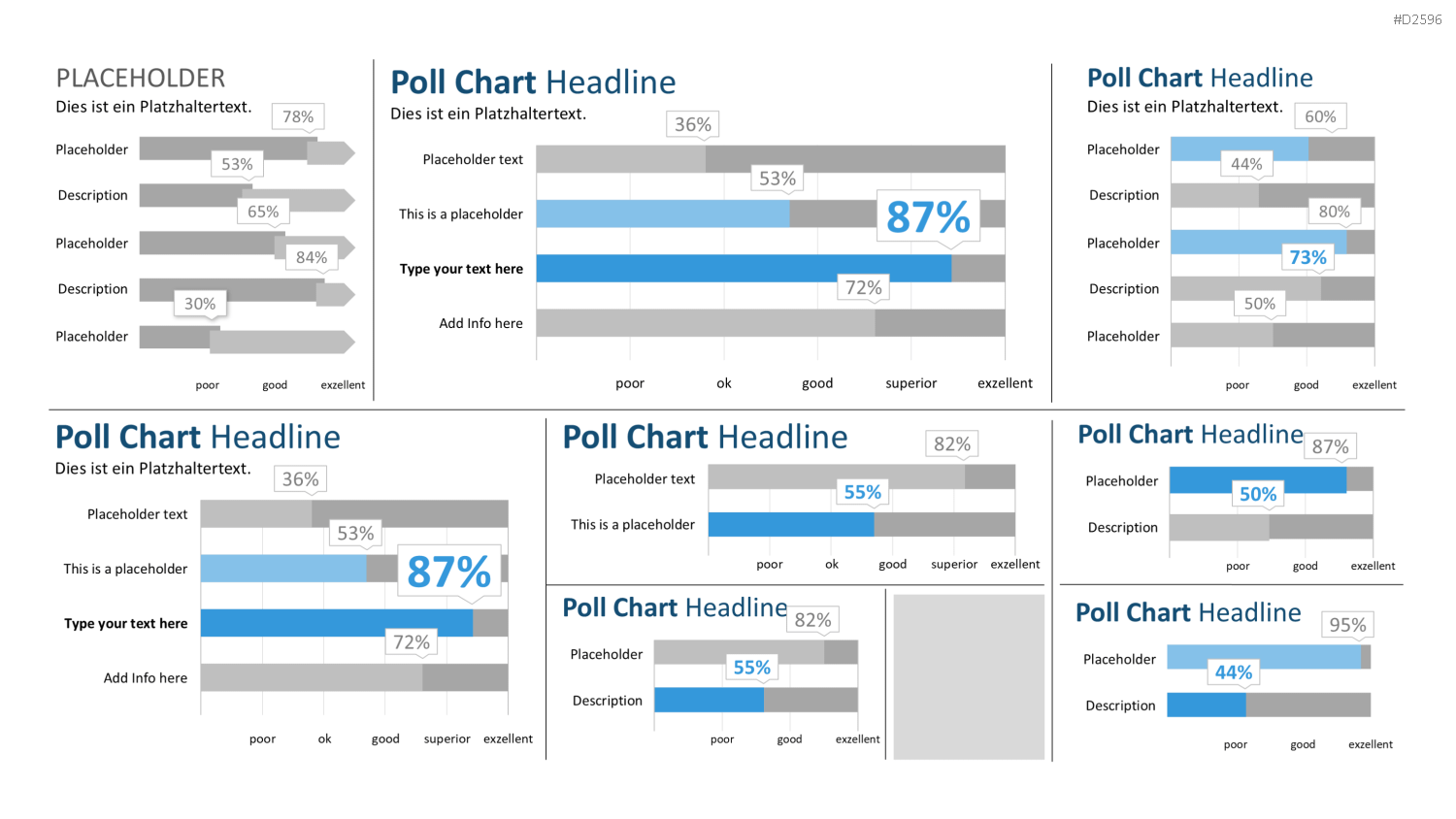 Infografiken 2 PowerPoint-Vorlage