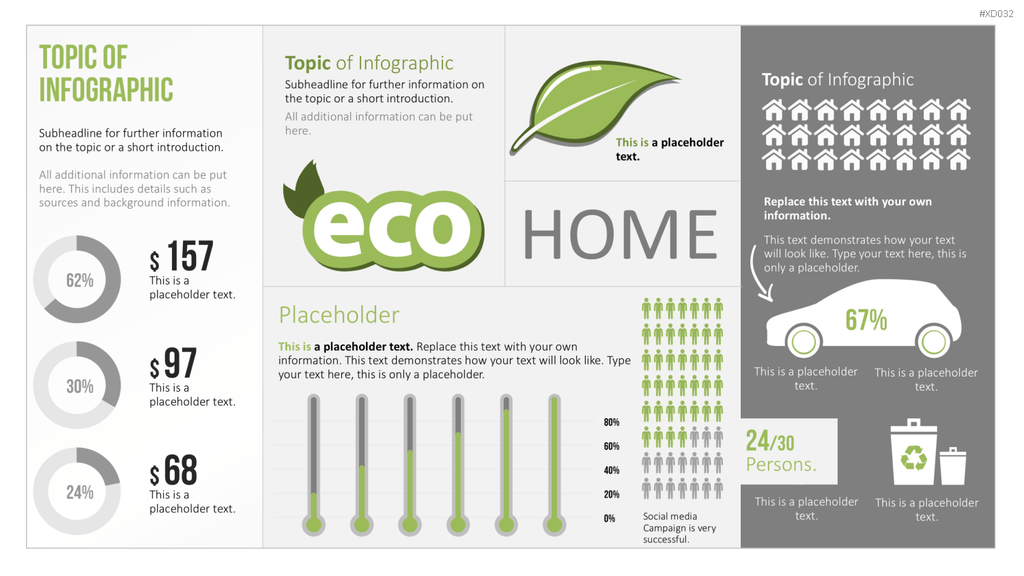 Infografiken Bundle PowerPoint-Vorlage