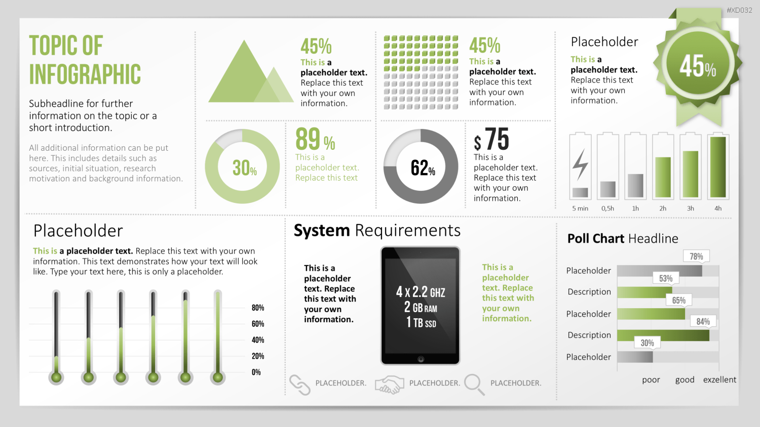 Infografiken Bundle PowerPoint-Vorlage