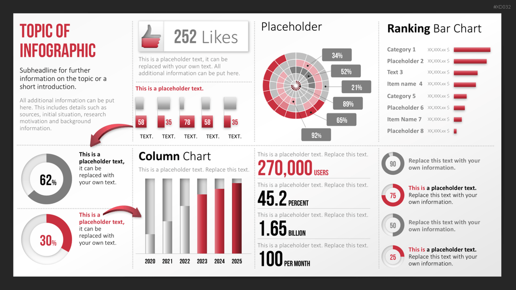Infografiken Bundle PowerPoint-Vorlage