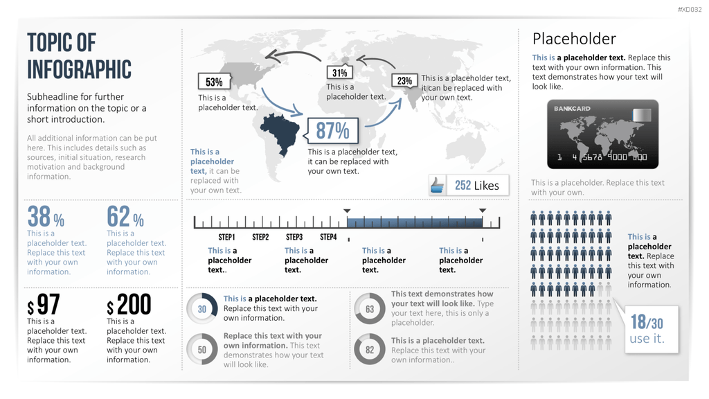 Infografiken Bundle PowerPoint-Vorlage