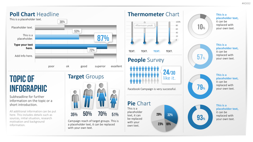 Infografiken Bundle PowerPoint-Vorlage