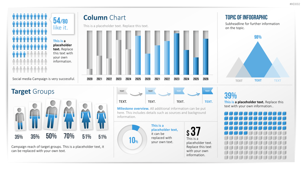 Infografiken Bundle PowerPoint-Vorlage