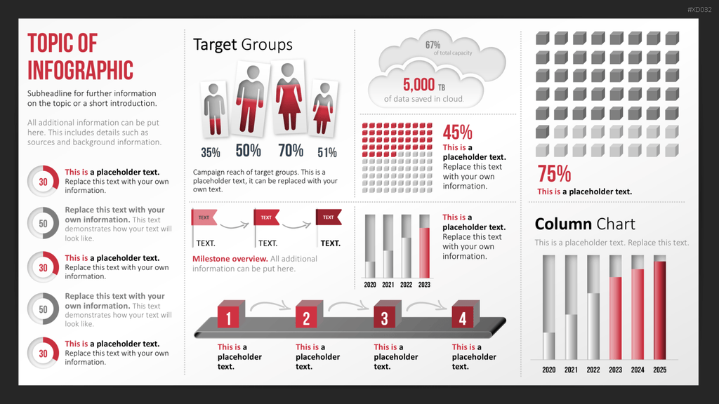 Infografiken Bundle PowerPoint-Vorlage