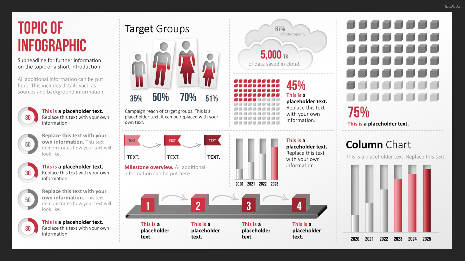 Infografiken Bundle PowerPoint-Vorlage