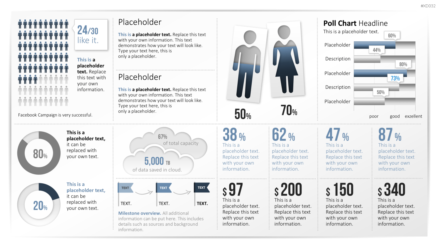 Infografiken Bundle PowerPoint-Vorlage