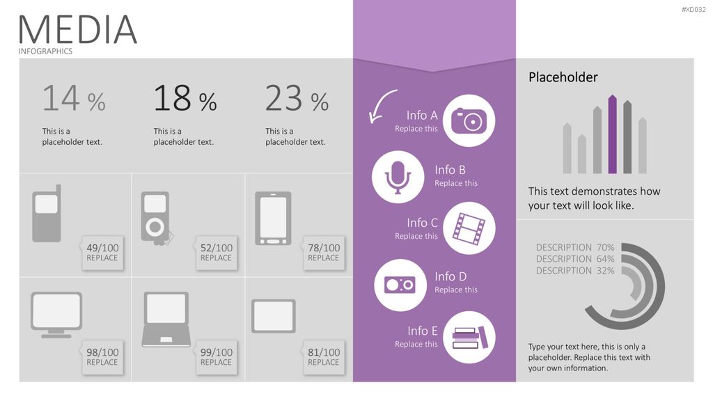 Infografiken Bundle PowerPoint-Vorlage