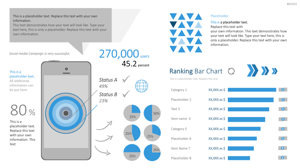 Infografiken Bundle PowerPoint-Vorlage