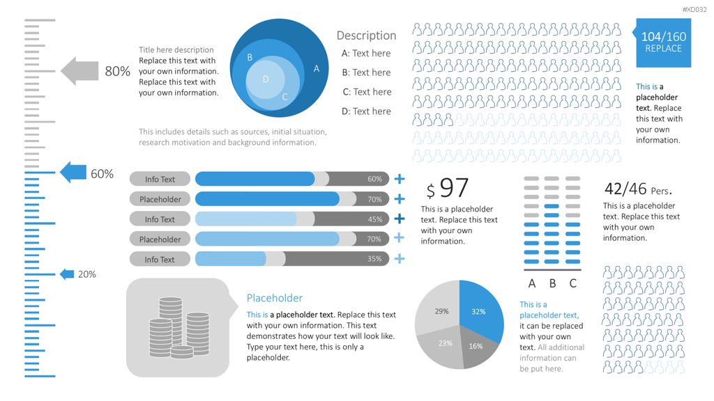 Infografiken Bundle PowerPoint-Vorlage