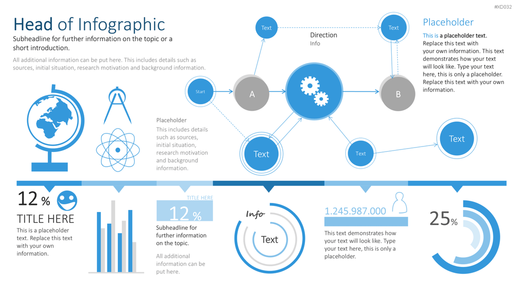 Infografiken Bundle PowerPoint-Vorlage