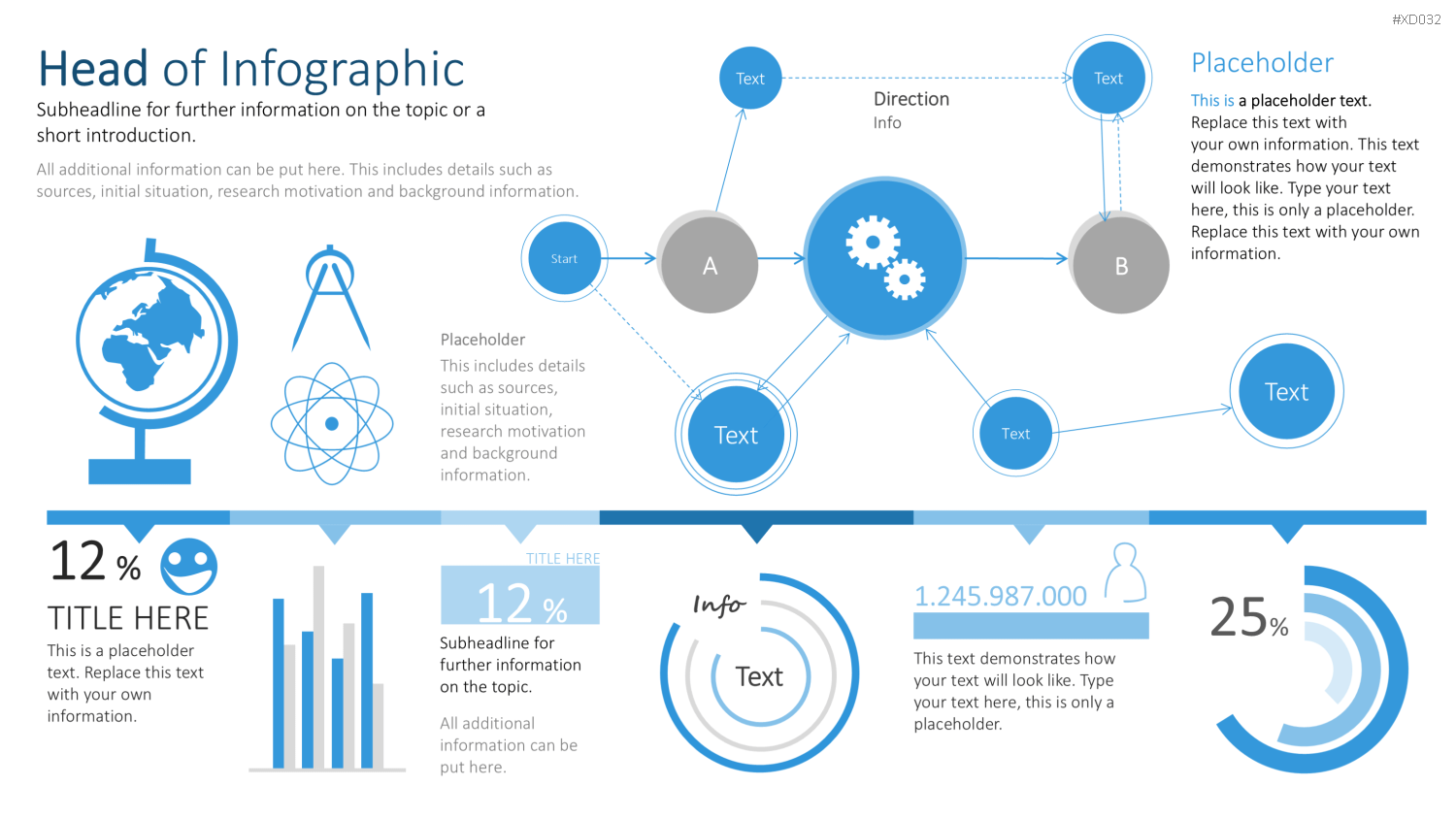 Infografiken Bundle PowerPoint-Vorlage
