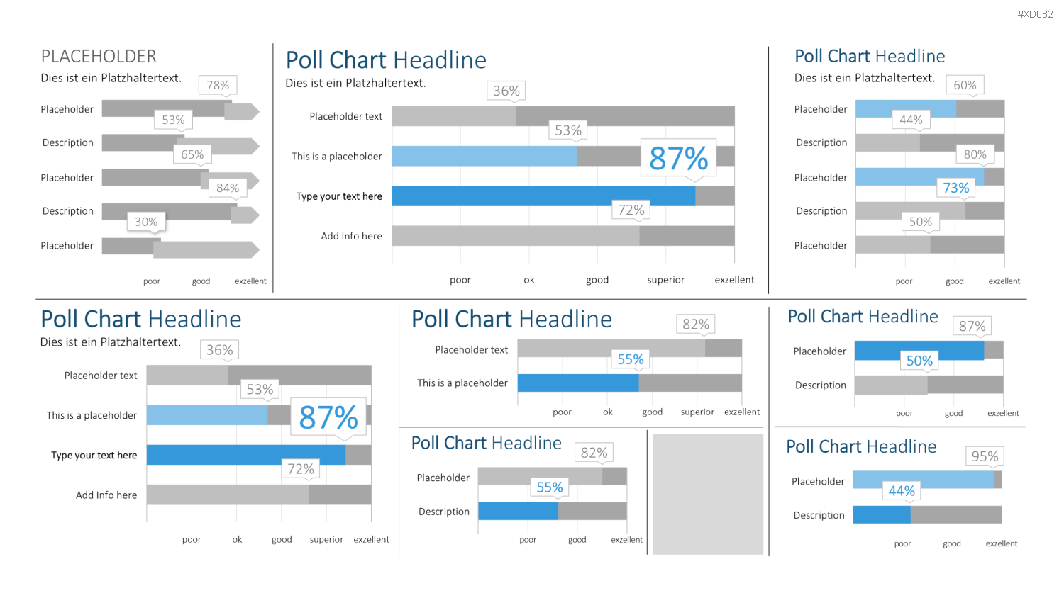 Infografiken Bundle PowerPoint-Vorlage
