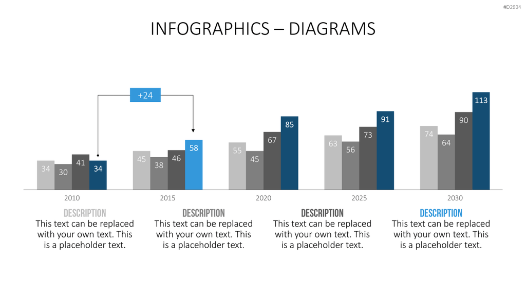Infografiken Business Diagramme PowerPoint-Vorlage