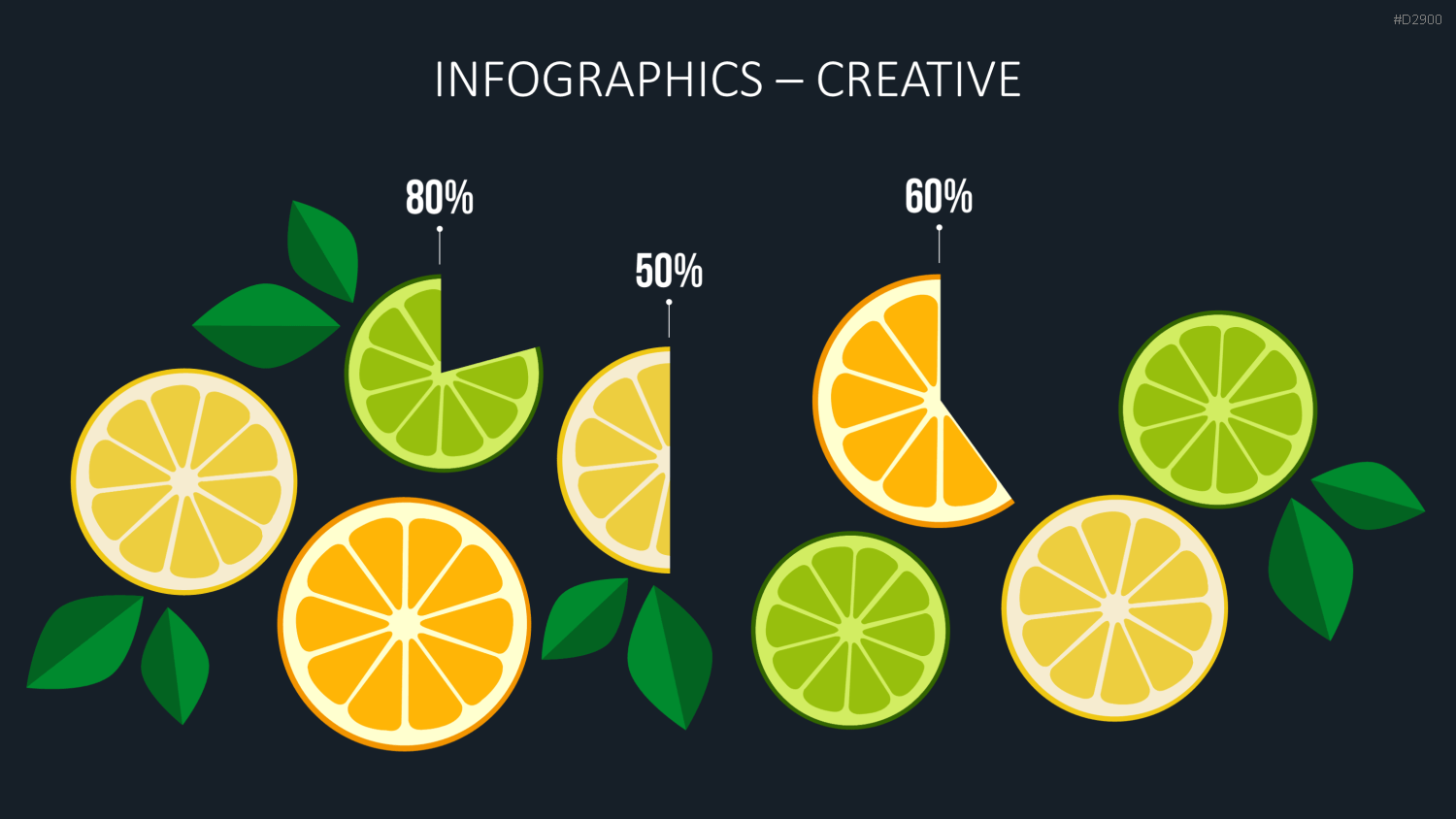 Infografiken Kreativ PowerPoint-Vorlage