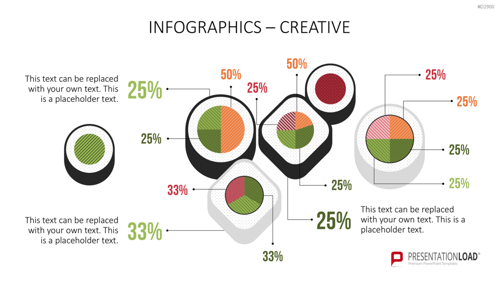 Infografiken Kreativ PowerPoint-Vorlage