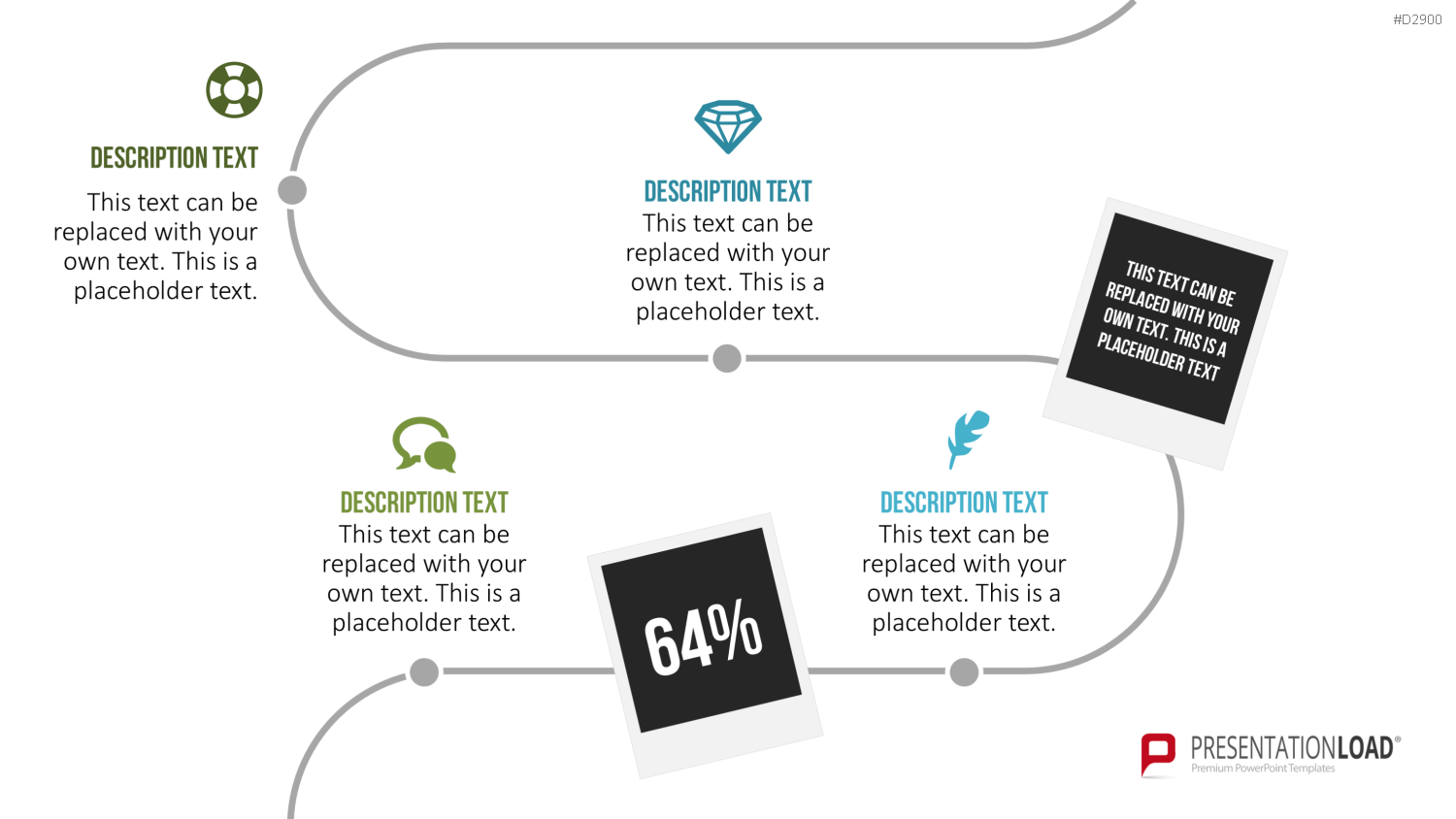 Infografiken Kreativ PowerPoint-Vorlage